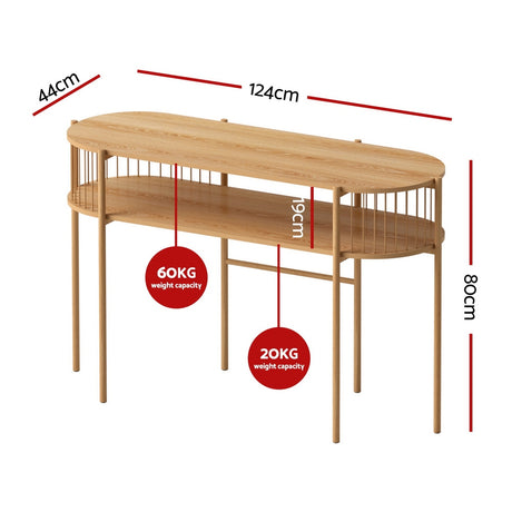 Artiss 124CM Pine Console Table