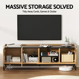 Artiss 160cm Pine TV Unit Entertainment Cabinet with Shelf — Allure Home Collections