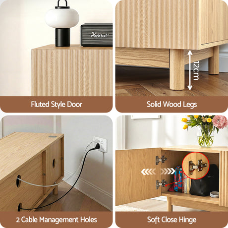 Coles Bay 180cm TV Unit, Pine