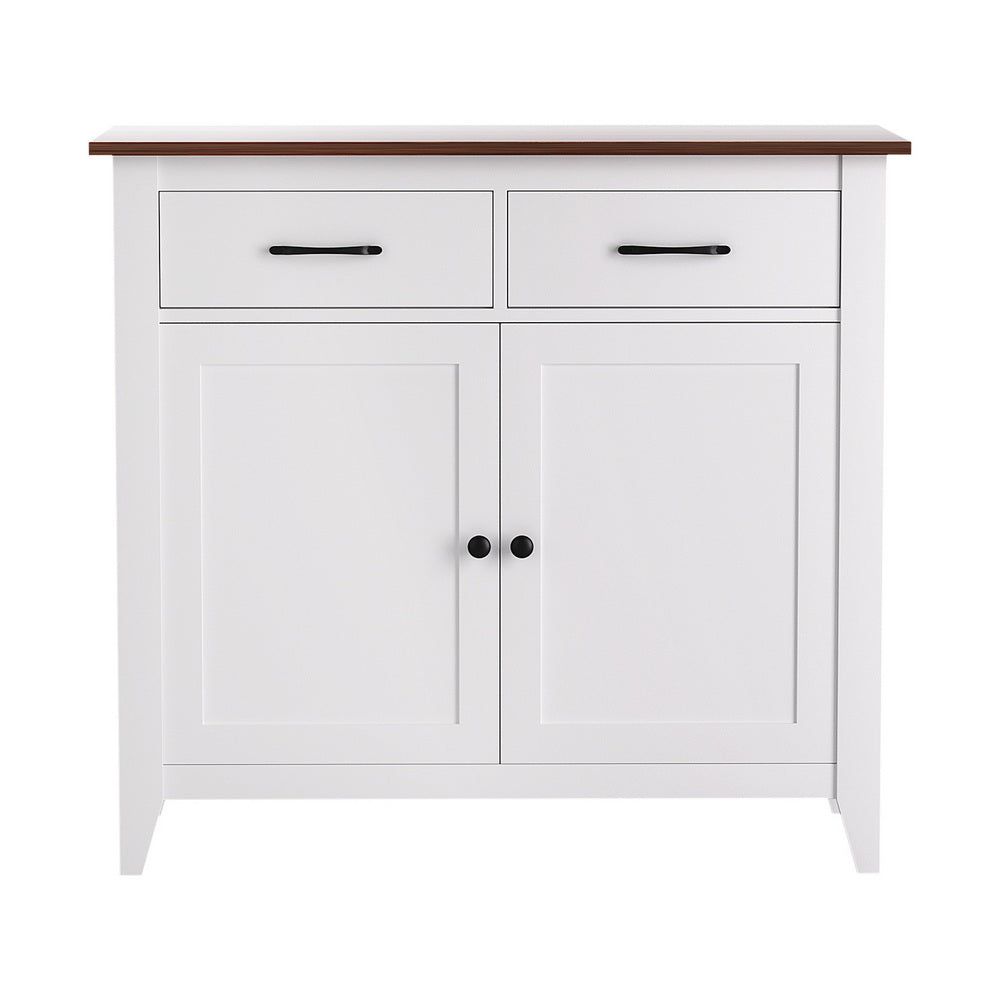 Cobdogla 2 Drawer Buffet Sideboard, White