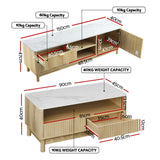 Hartley TV Unit and Coffee Table Set, view 2