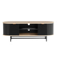 Artiss Black and Pine TV Unit Storage Cabinet — Allure Home Collections