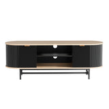 Artiss Black and Pine TV Unit Storage Cabinet — Allure Home Collections
