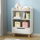 Keezi 3-Tier Kids Bookshelf with Drawer — Toy and Book Organiser — Allure Home Collections