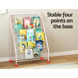 Kids Foldable Bookshelf, 6 Tier White