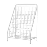 Kids Foldable Bookshelf, 6 Tier White