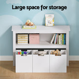 Keezi Kids Bookshelf with 3 Removable Drawers — Children's Toy and Book Organiser — Allure Home Collections