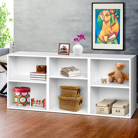 Artiss VENA White Bookshelf Set of 3