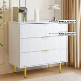 Maldon 3 Drawer Chest of Drawers, White