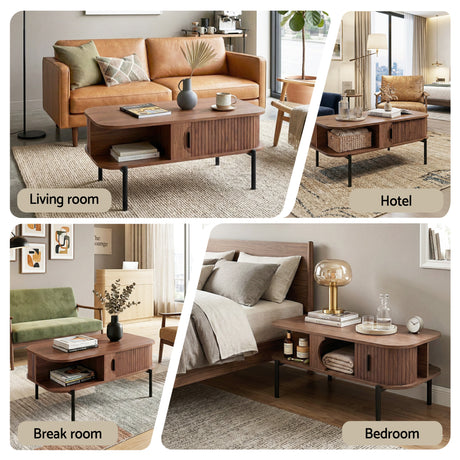Steels Creek Coffee Table, Walnut
