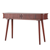 Artiss ARNO 120cm Console Table with 2 Drawers — Particle Board, Pinewood Legs — Allure Home Collections