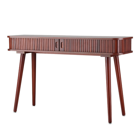 Artiss ARNO 120cm Console Table with 2 Drawers — Particle Board, Pinewood Legs — Allure Home Collections