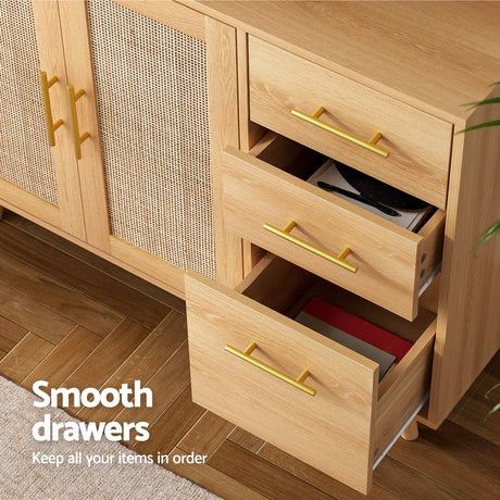 Merbein 3 Drawer Buffet Sideboard, Pine
