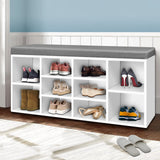 Artiss BOA Multifunctional Shoe Rack Storage Cabinet Bench — Two-Tone Design — Allure Home Collections