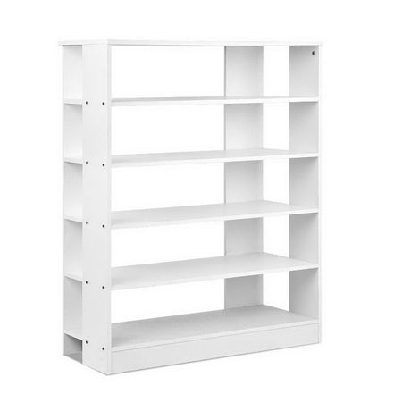 Artiss 6-Tier 30-Pair White Shoe Rack Cabinet — Modern Entryway Storage — Allure Home Collections