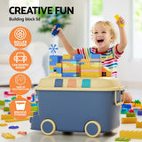 Nesting car shaped storage boxes in three sizes