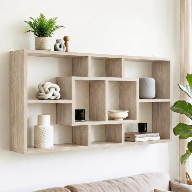Glenunga Floating Wall Shelf, Wood
