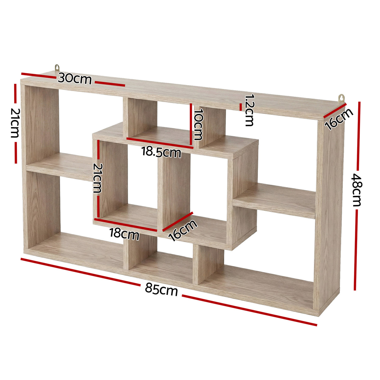 Glenunga Floating Wall Shelf, Wood