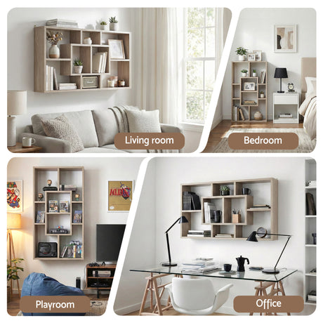 Glenunga Floating Wall Shelf, Wood