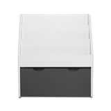 Keezi 3-Tier Kids Bookshelf and Magazine Rack — Integrated Toy Organiser — Allure Home Collections