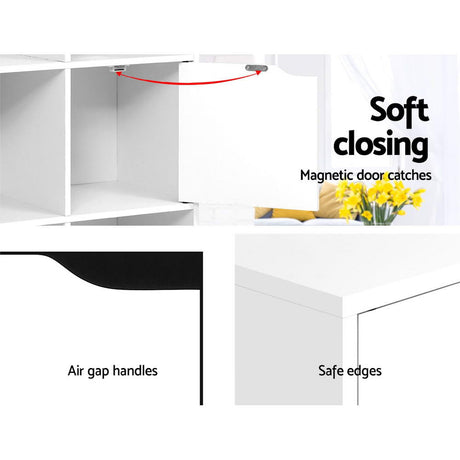 Artiss DANA White 8 Cube Shelf