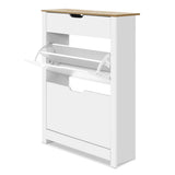 Artiss ANA 16-Pair White Shoe Rack Cabinet — Modern Contemporary Design — Allure Home Collections