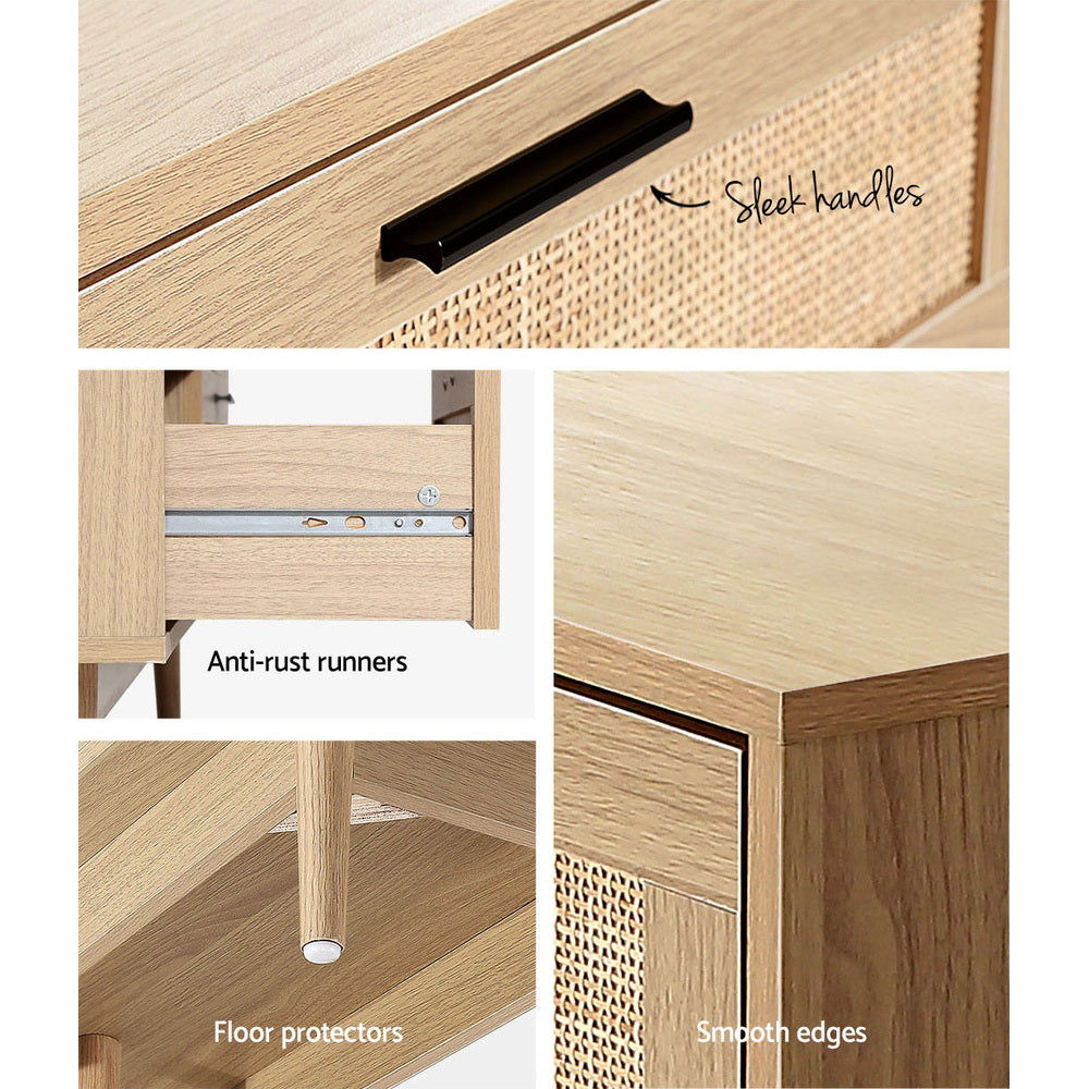 Sutton Forest 6 Drawer Lowboy, Oak view 7