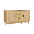 Waikerie 3 Drawer Buffet Sideboard, Oak