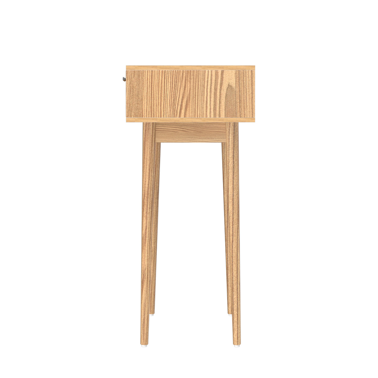 Artiss Console Table with 2 Rattan Drawers — Eucalyptus Legs, 15mm Particle Board — Allure Home Collections
