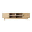 Artiss Cole 180cm Coastal Bohemian TV Cabinet with Real Rattan — Allure Home Collections