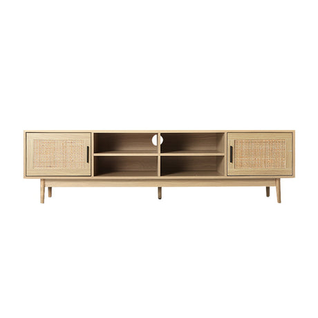 Artiss Cole 180cm Coastal Bohemian TV Cabinet with Real Rattan — Allure Home Collections