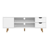 Artiss Larin 120cm White Scandinavian TV Cabinet — Allure Home Collections