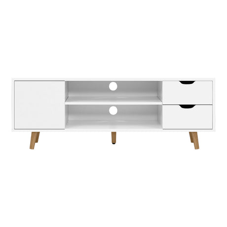 Artiss Larin 120cm White Scandinavian TV Cabinet — Allure Home Collections