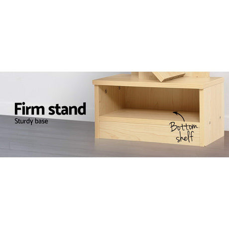 Artiss Tree Bookshelf - 7 Tier ECHO Oak