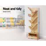 Artiss Tree Bookshelf - 7 Tier ECHO Oak