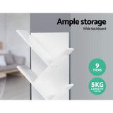 Artiss ECHO White 9-Tier Tree Bookshelf
