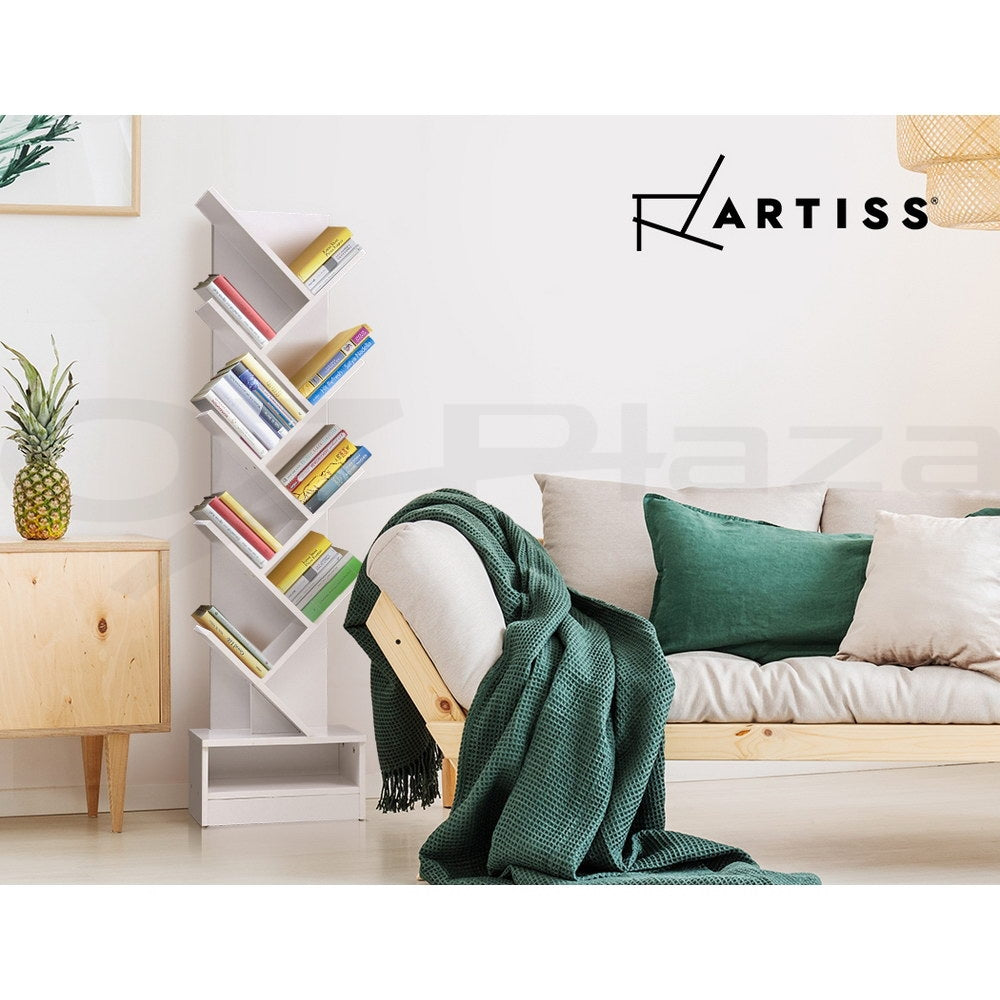 Highgate 9 Tier Bookshelf, White