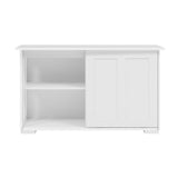 Artiss SERA White Buffet Sideboard with Sliding Doors — Counter and Storage Cabinet — Allure Home Collections