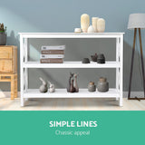 Artiss 3-Tier White Console Table