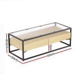 Artiss Modern Coffee Table with Drawers