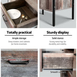 Artiss BARNLY Dark Grey Buffet Sideboard — Rustic Modern, Timeless Appeal — Allure Home Collections