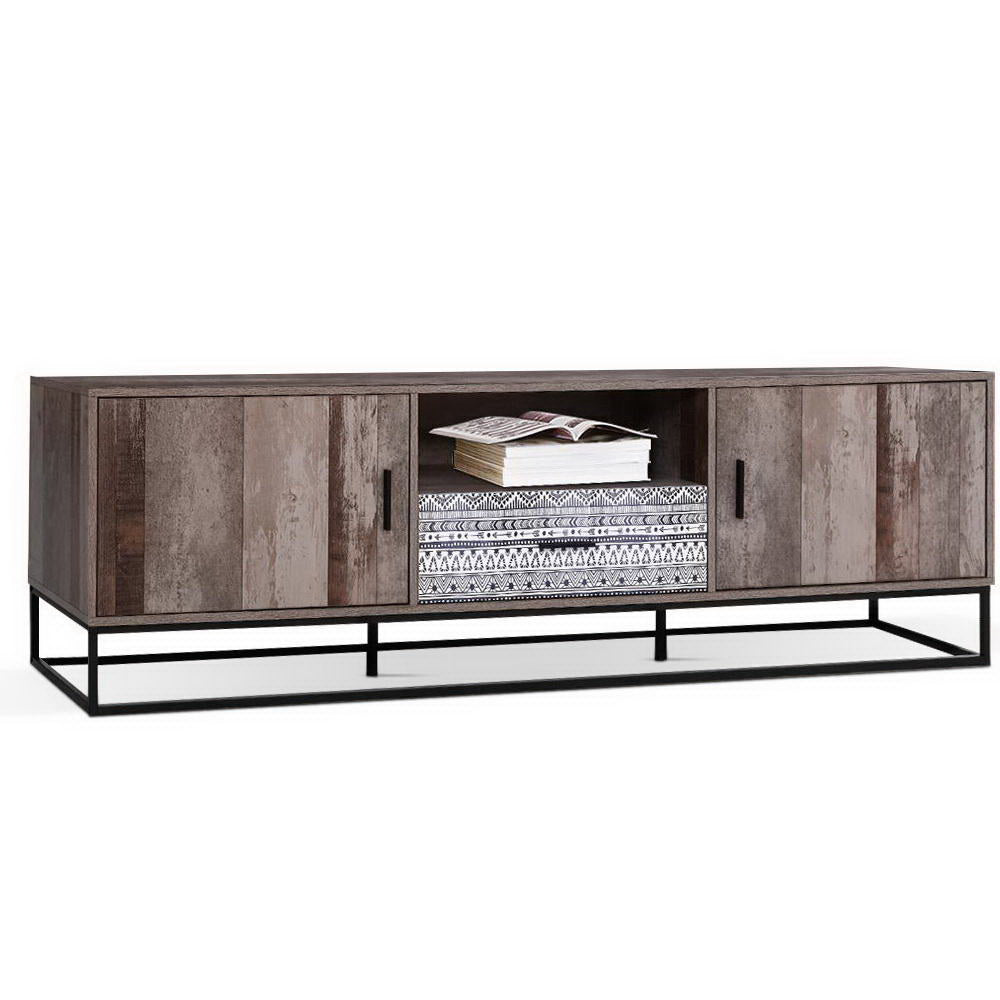 Artiss 180cm Industrial TV Cabinet — E1 Particle Board with Steel Tube Base — Allure Home Collections