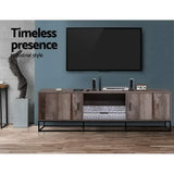 Artiss 180cm Industrial TV Cabinet — E1 Particle Board with Steel Tube Base — Allure Home Collections