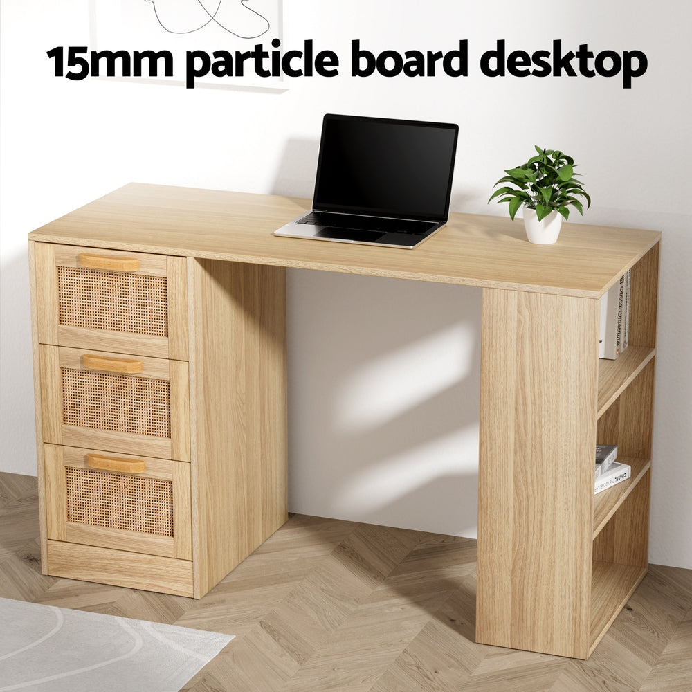Richardson Computer Desk, Light Wood 120cm view 6