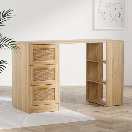 Richardson Computer Desk, Light Wood 120cm