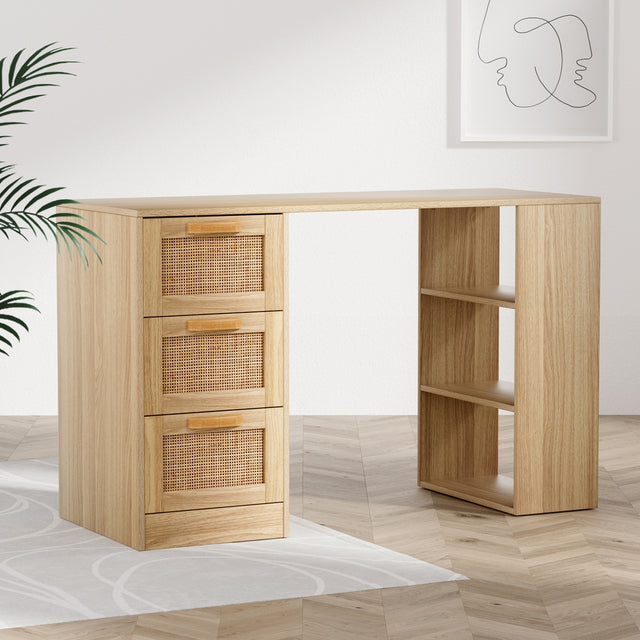 Richardson Computer Desk, Light Wood 120cm
