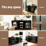 Gol Gol 2 Door Buffet Sideboard, Black