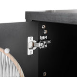 Artiss Black Buffet Sideboard with Shelves and Double Doors — Modern Storage — Allure Home Collections