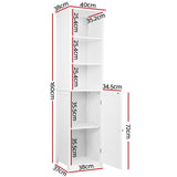 Allendale East Bathroom Tallboy, White image 2