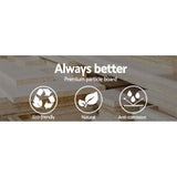 Artiss Gary 180cm Scandinavian TV Cabinet in Oak and White — Allure Home Collections